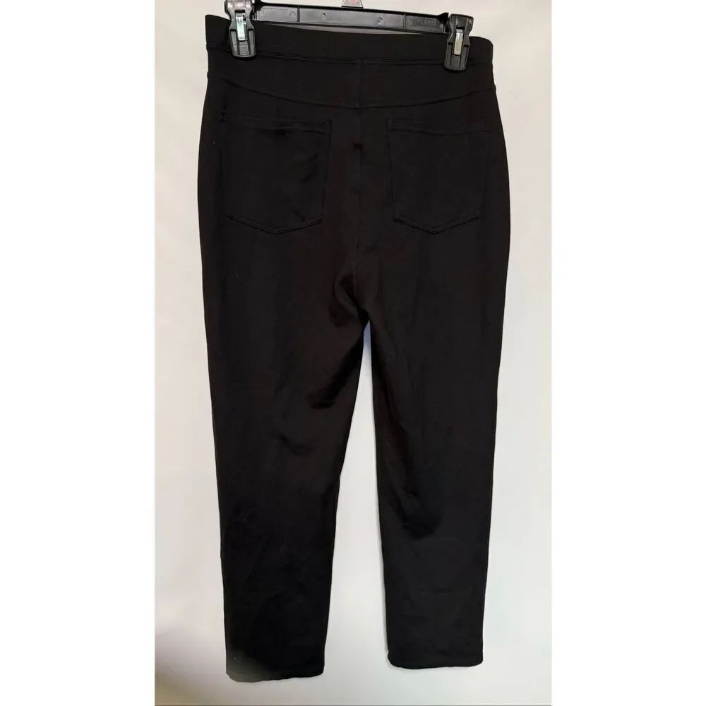 Halara women’s black pull on high waist work pant viscose blend size medium